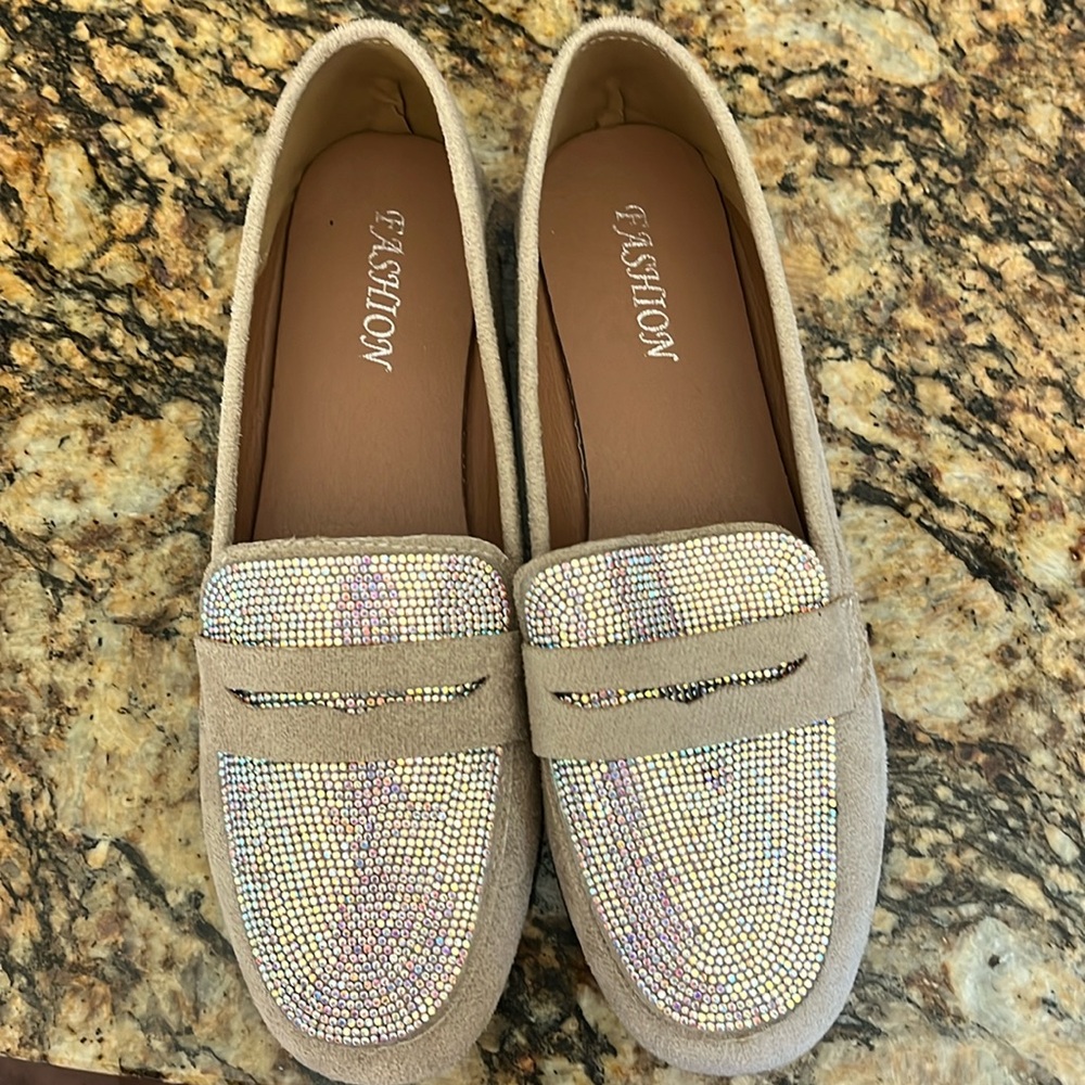 Fashion Bling Moccasins